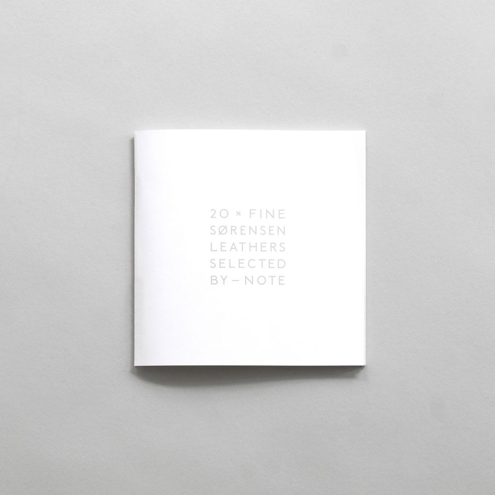 20 x Sørensen Colour inspirational Booklet Curated by Note Design Studio