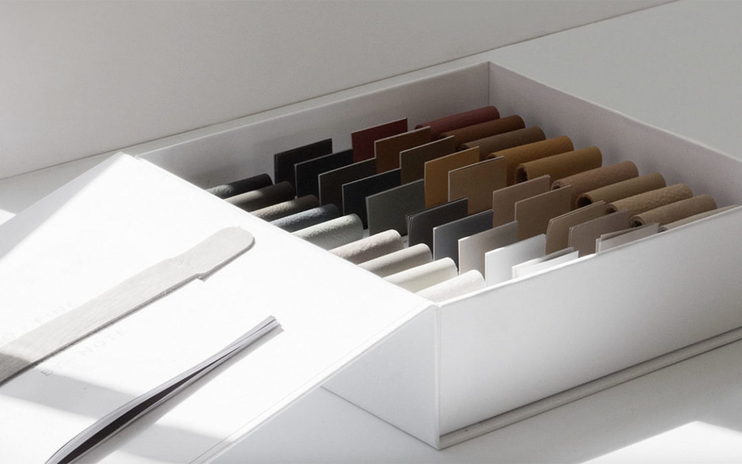 Colour Box 20 x Sorensen Leather colours curated by Note Design Studio