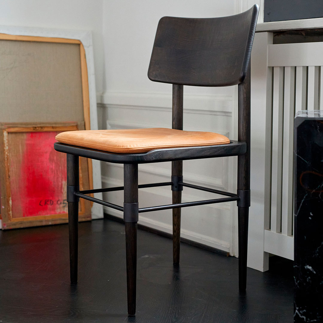 Malte Gormsen's MG101-Dining chair designed by Space Copenhagen. Photo by Magnus Omme.